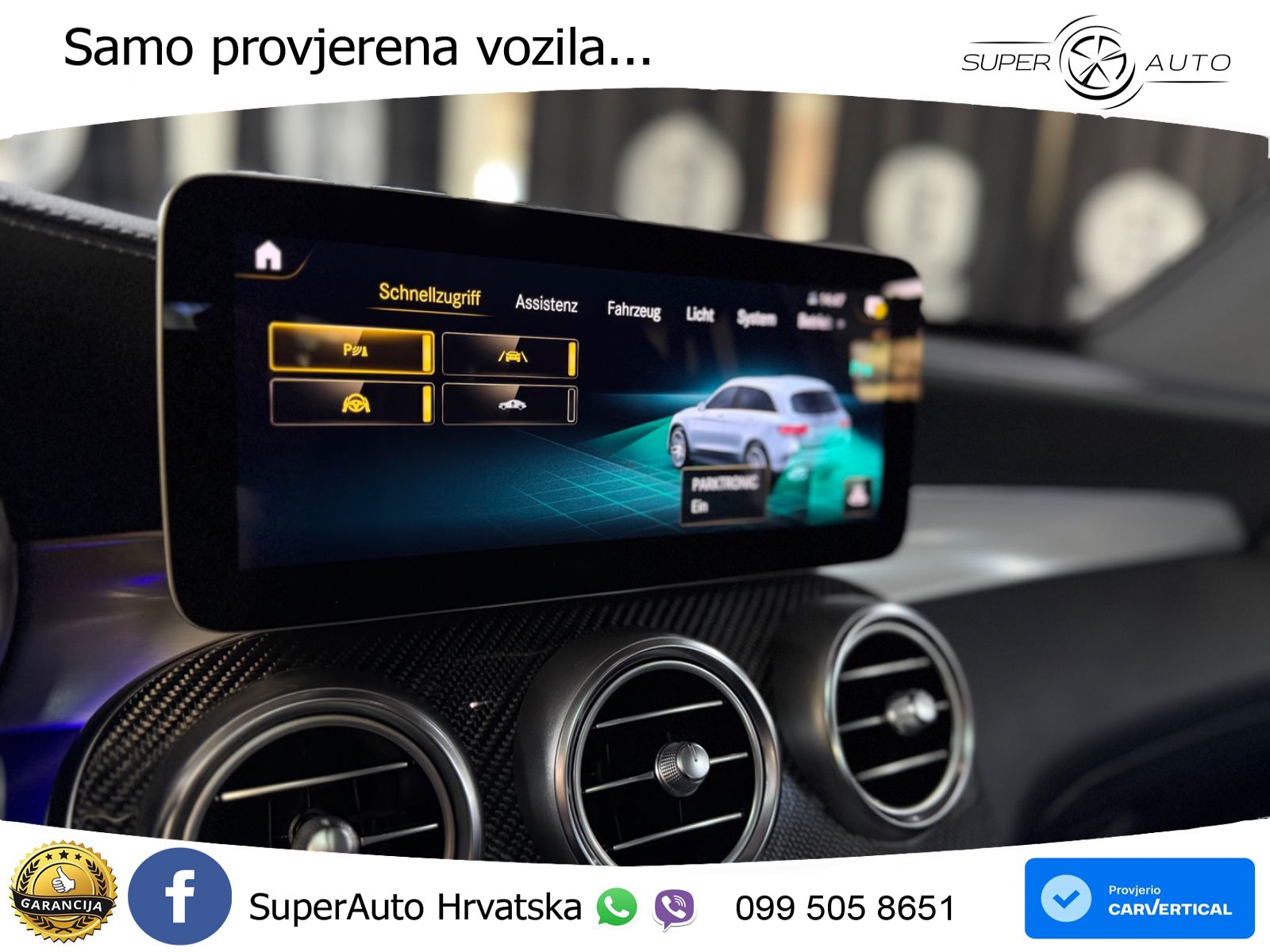 Mercedes AMG GLC 63 S V8 (510 KS) 4MATIC+ MCT LED+GR SJED+ACC