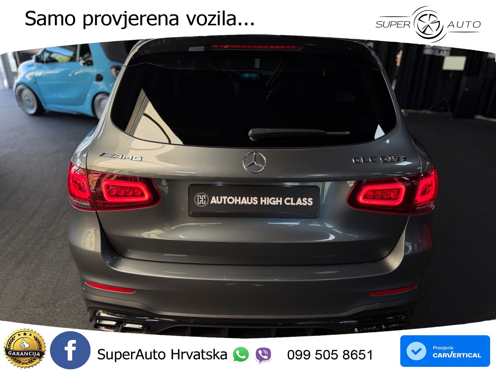 Mercedes AMG GLC 63 S V8 (510 KS) 4MATIC+ MCT LED+GR SJED+ACC