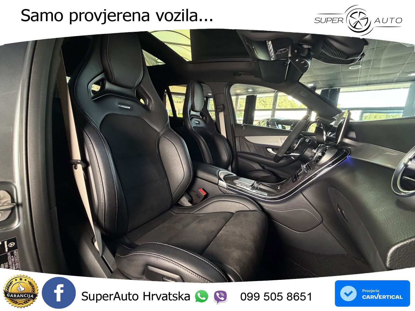 Mercedes AMG GLC 63 S V8 (510 KS) 4MATIC+ MCT LED+GR SJED+ACC