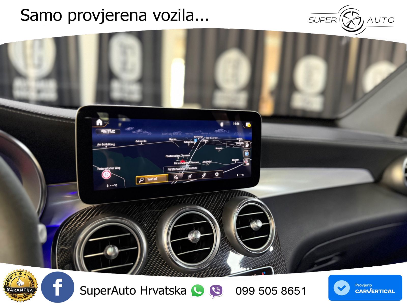 Mercedes AMG GLC 63 S V8 (510 KS) 4MATIC+ MCT LED+GR SJED+ACC