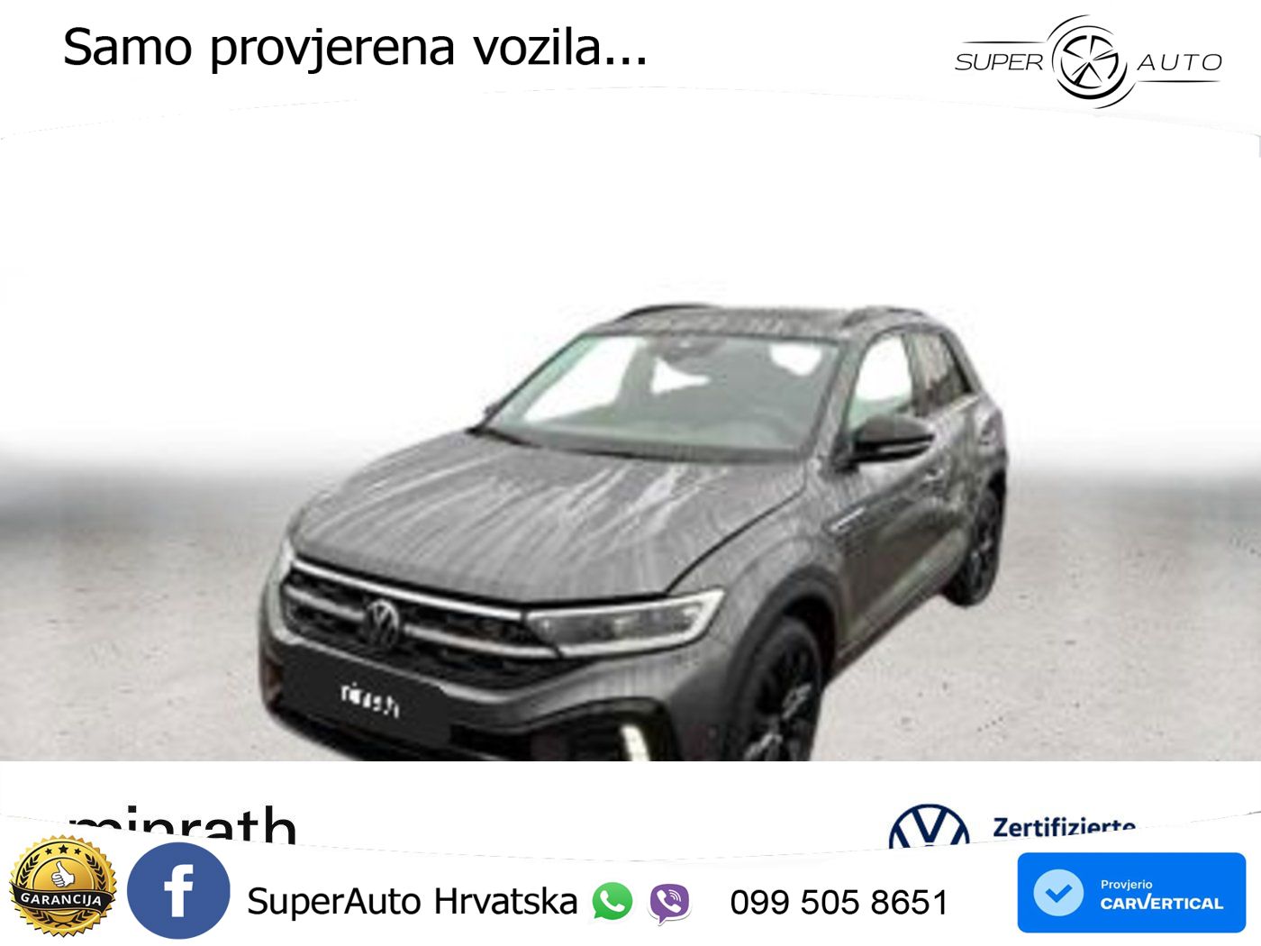 Volkswagen T-Roc 1.5 TSI (150 KS) R-Line LED+GR SJED+ACC