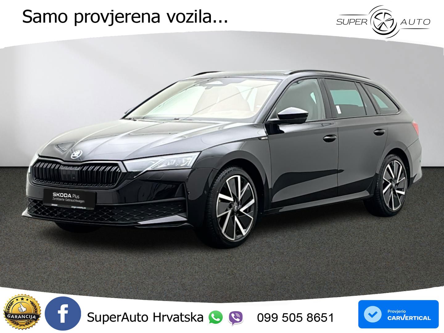 Škoda Octavia Combi 2.0 TDI (150 KS) DSG SportLine ACC+HEAD+GR SJED+360+PANO