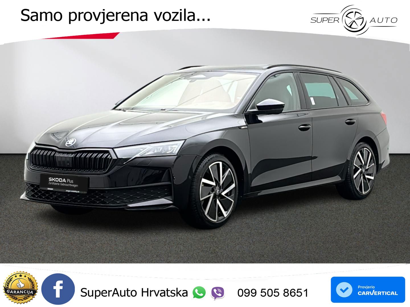 Škoda Octavia Combi 2.0 TDI (150 KS) DSG SportLine ACC+HEAD+GR SJED+360+PANO