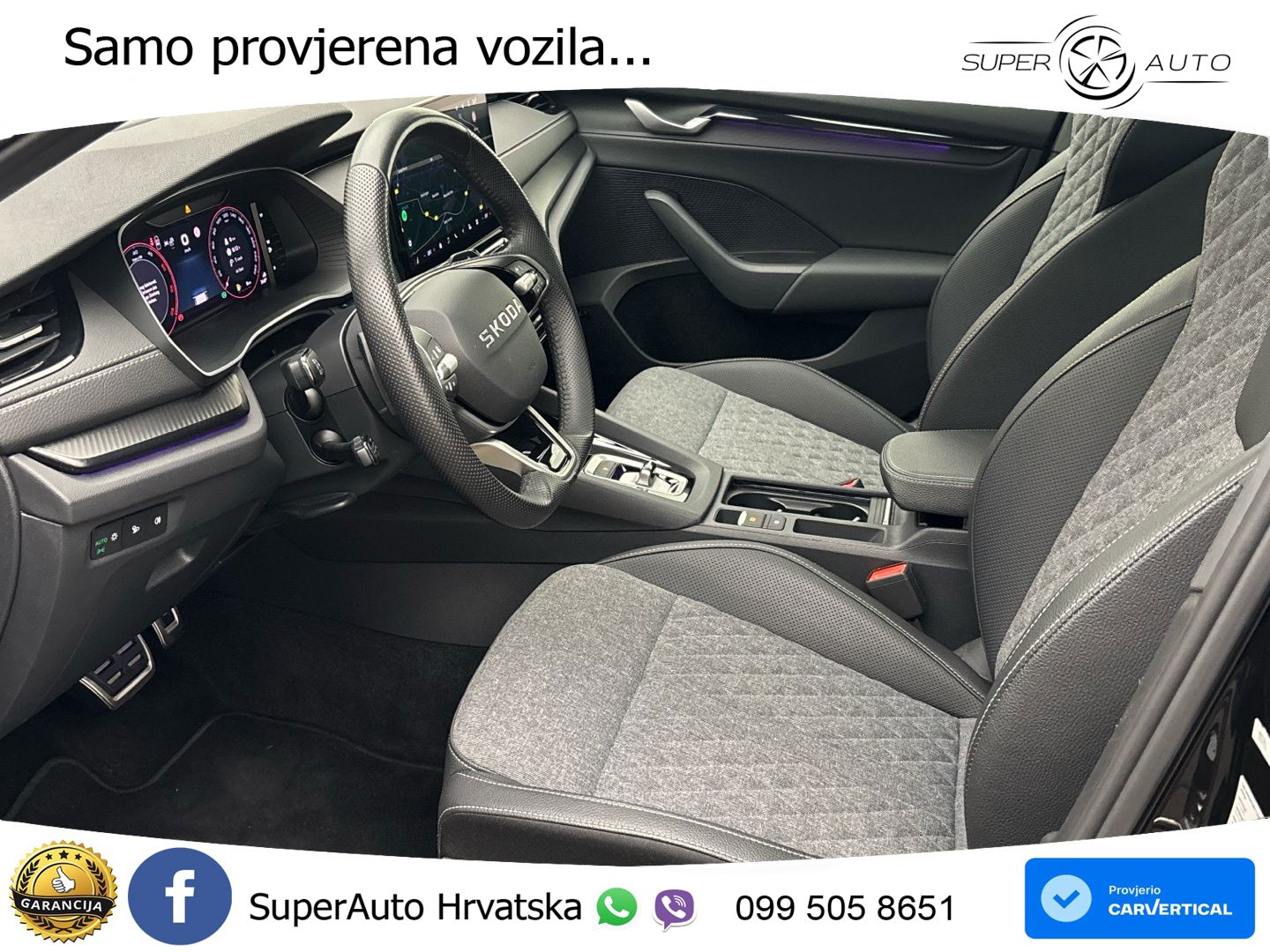Škoda Octavia Combi 2.0 TDI (150 KS) DSG SportLine ACC+HEAD+GR SJED+360+PANO