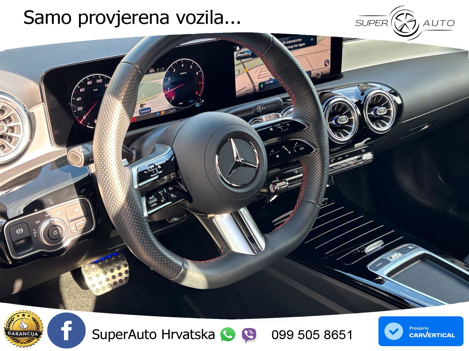 Mercedes-Benz A 200 7G-DCT AMG LED+GR SJED+ACC