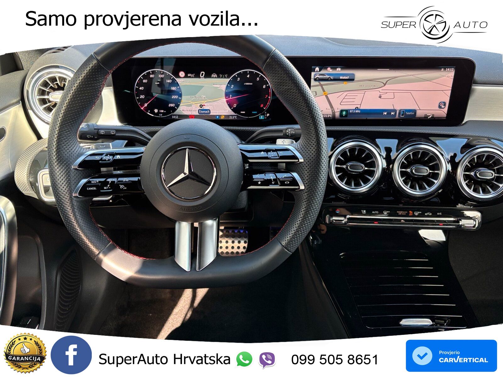Mercedes-Benz A 200 7G-DCT AMG LED+GR SJED+ACC