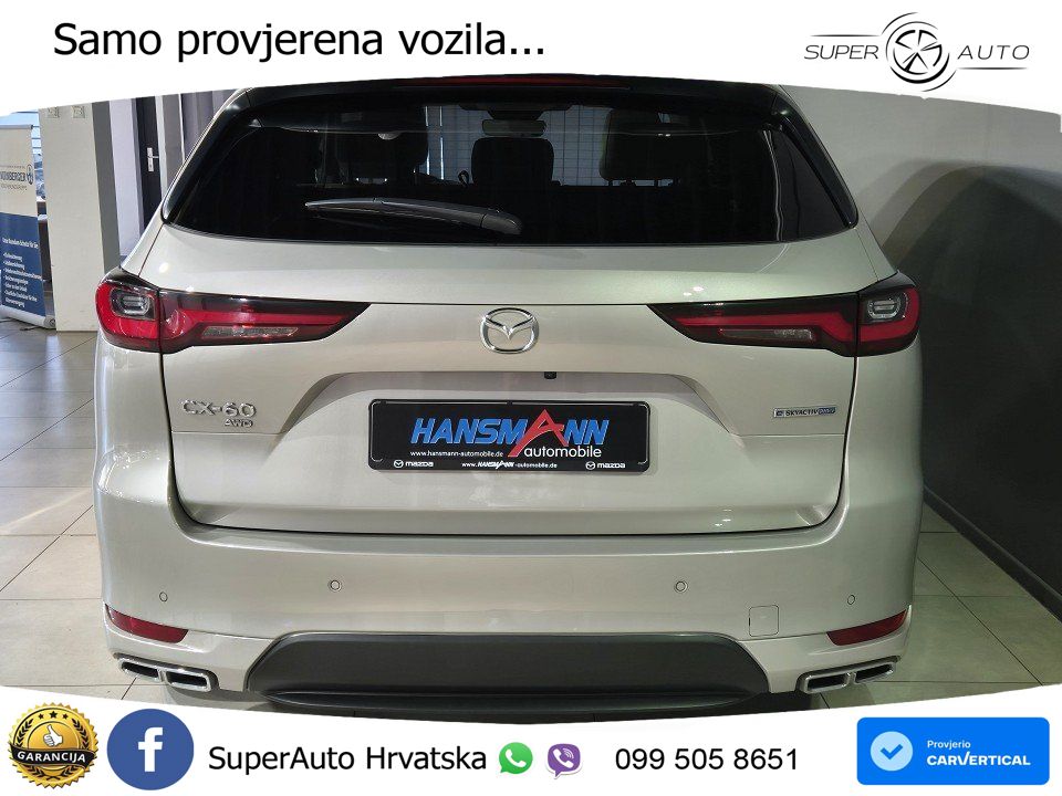 Mazda CX-60 2.5 e-Skyactiv (328 KS) AWD Automatic MATRIX+GR SJED+KAM