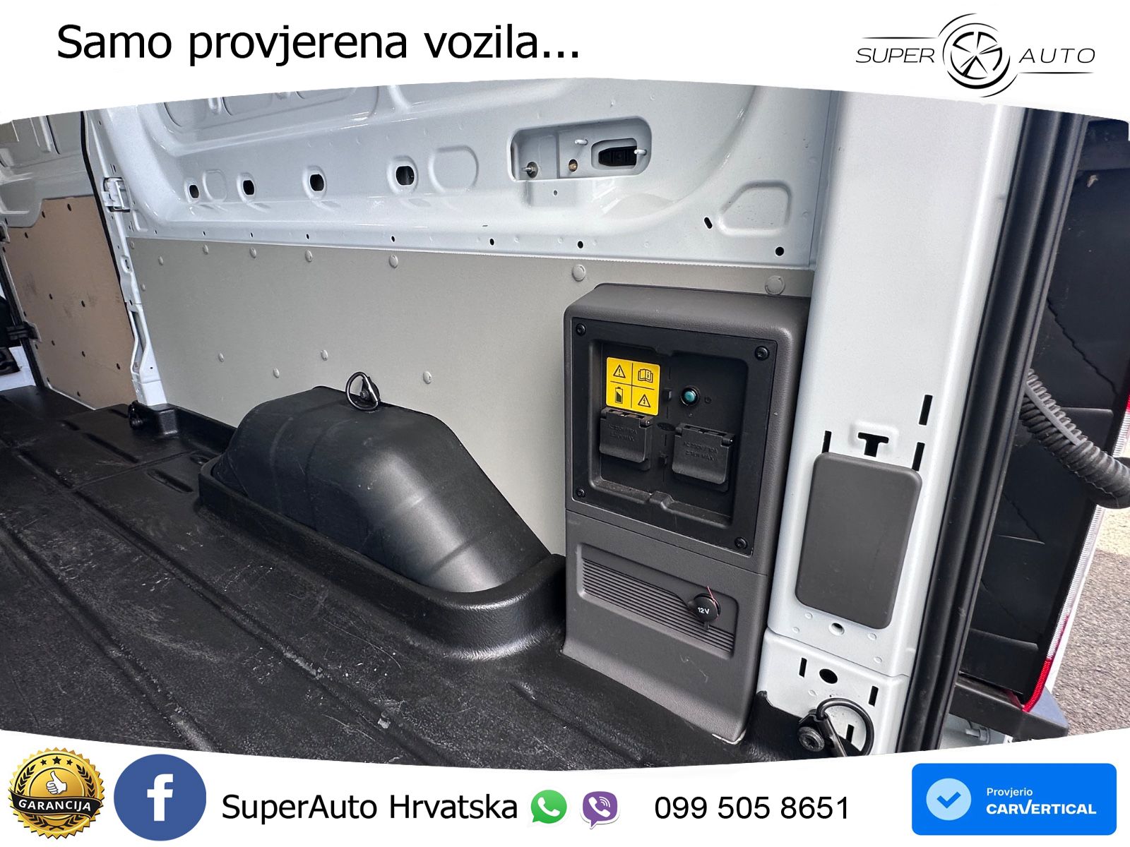 Ford Transit E 350 L3H2 230V / 68KWh 316Km WLTP 184 KS