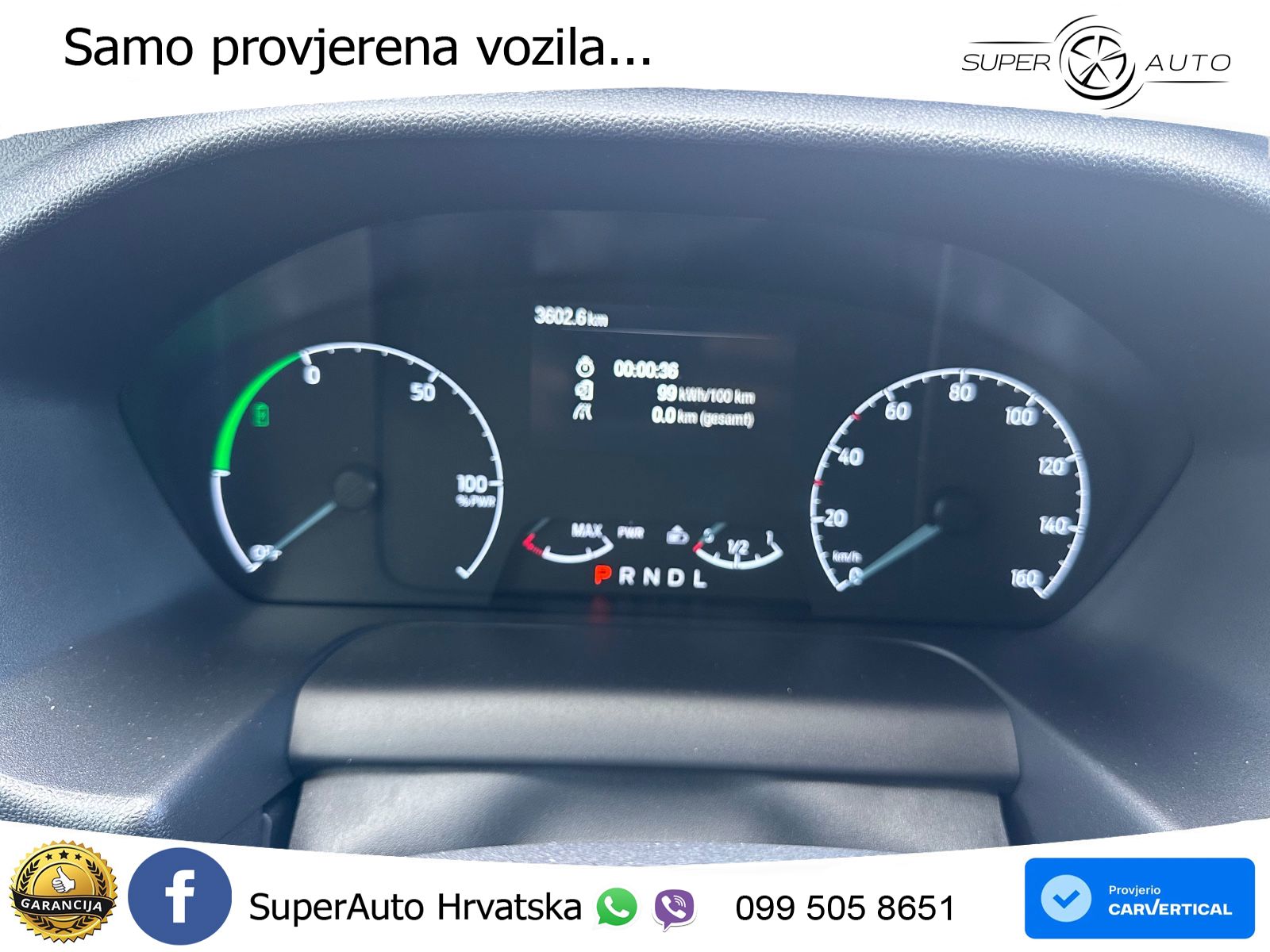 Ford Transit E 350 L3H2 230V / 68KWh 316Km WLTP 184 KS