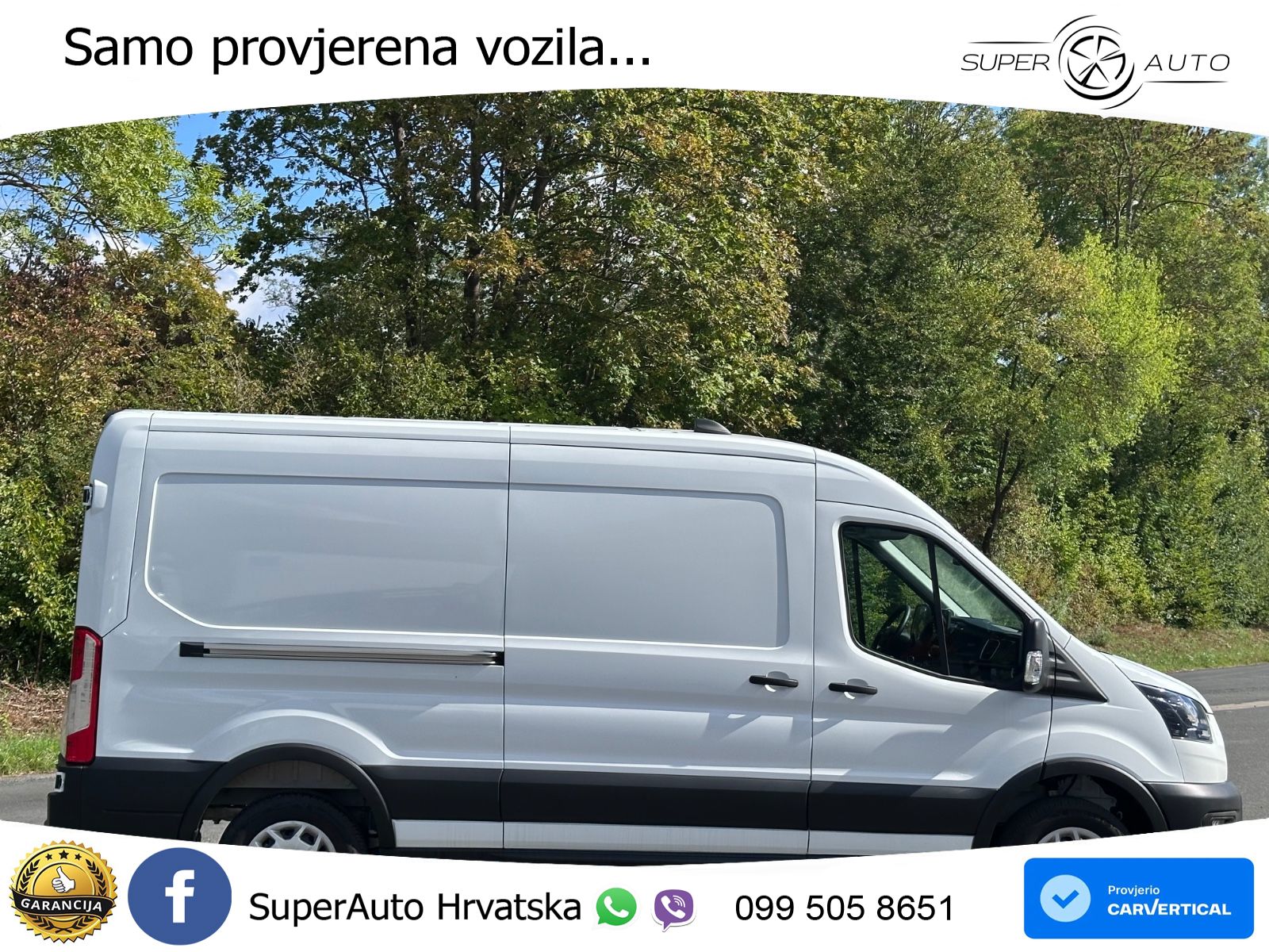 Ford Transit E 350 L3H2 230V / 68KWh 316Km WLTP 184 KS