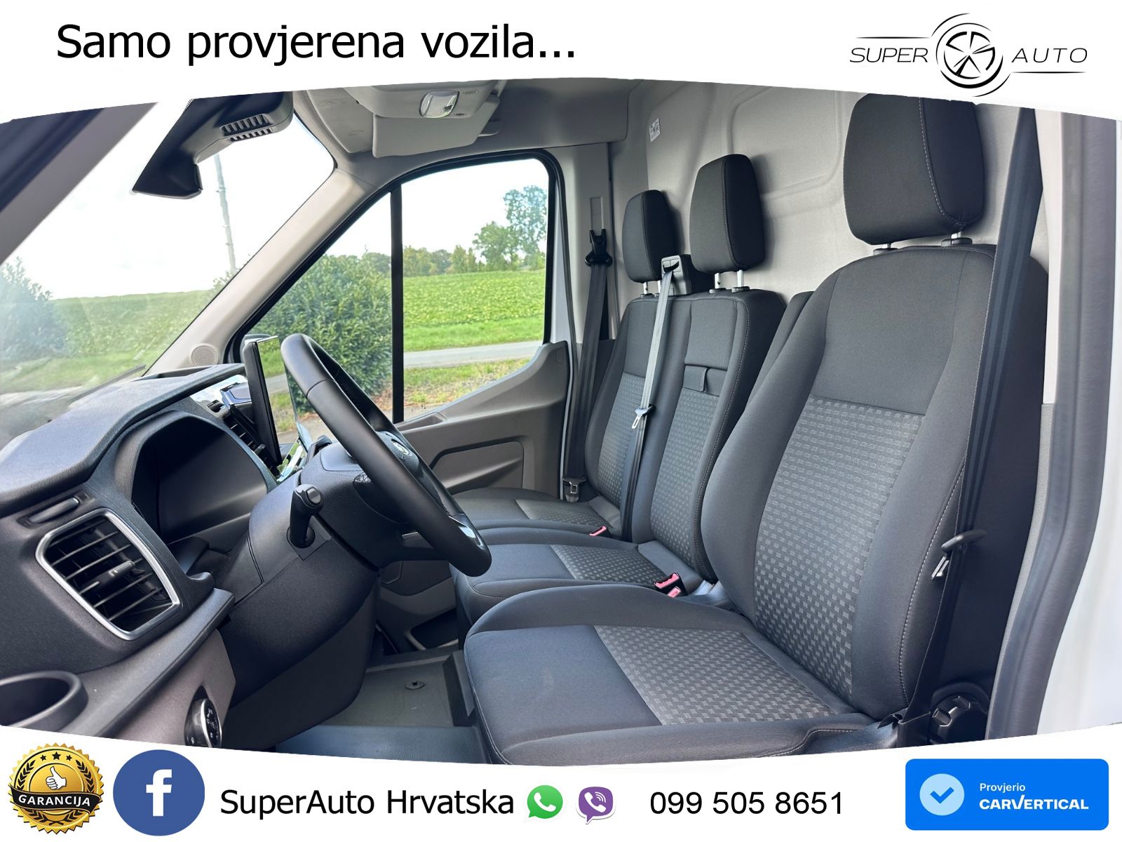 Ford Transit E 350 L3H2 230V / 68KWh 316Km WLTP 184 KS