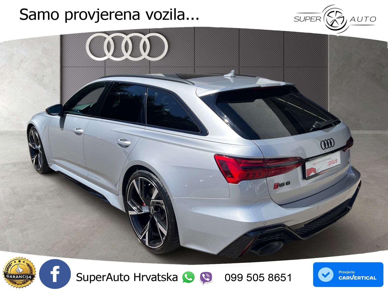 Audi RS6 Avant 4.0 TFSI V8 (600 KS) quattro Tiptronic LED+GR SJED+ACC