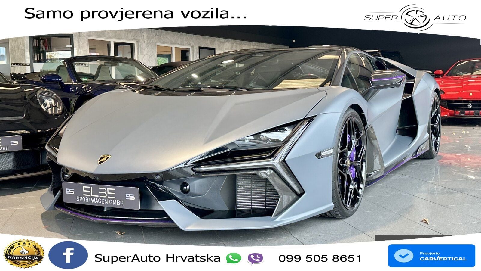 Lamborghini Revuelto 6.5 V12 (1015 KS) 4WD DCT LED+GR SJED+ACC
