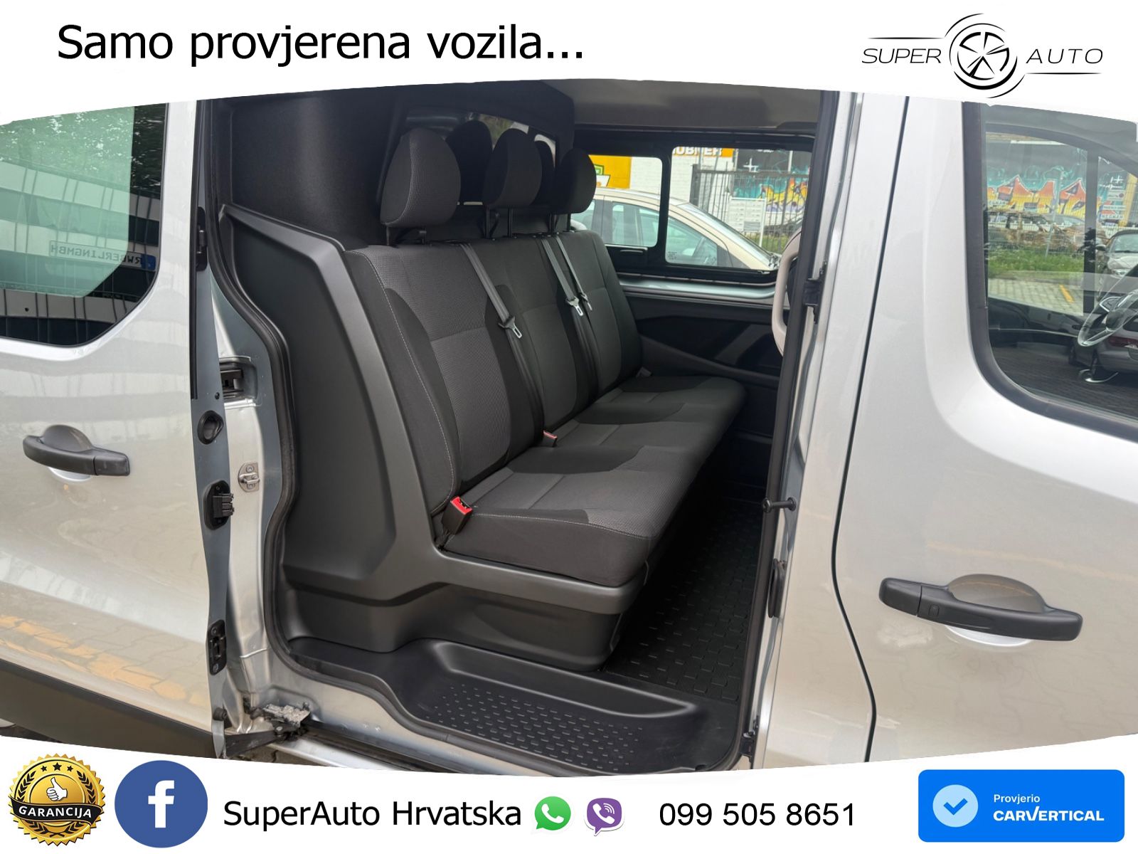 Renault Trafic Kasten L2H1 Doka 3,0t Komfort 6Sitzplätze 150 KS