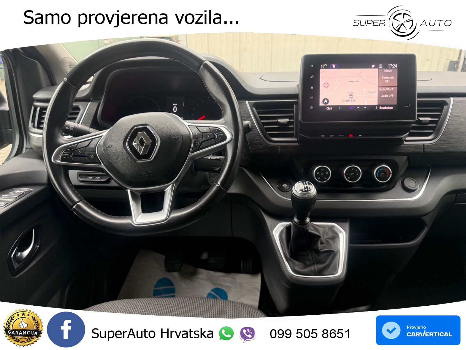 Renault Trafic Kasten L2H1 Doka 3,0t Komfort 6Sitzplätze 150 KS