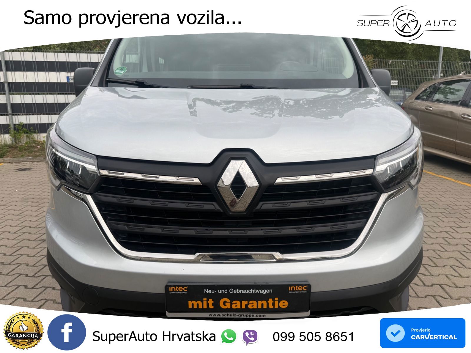Renault Trafic Kasten L2H1 Doka 3,0t Komfort 6Sitzplätze 150 KS