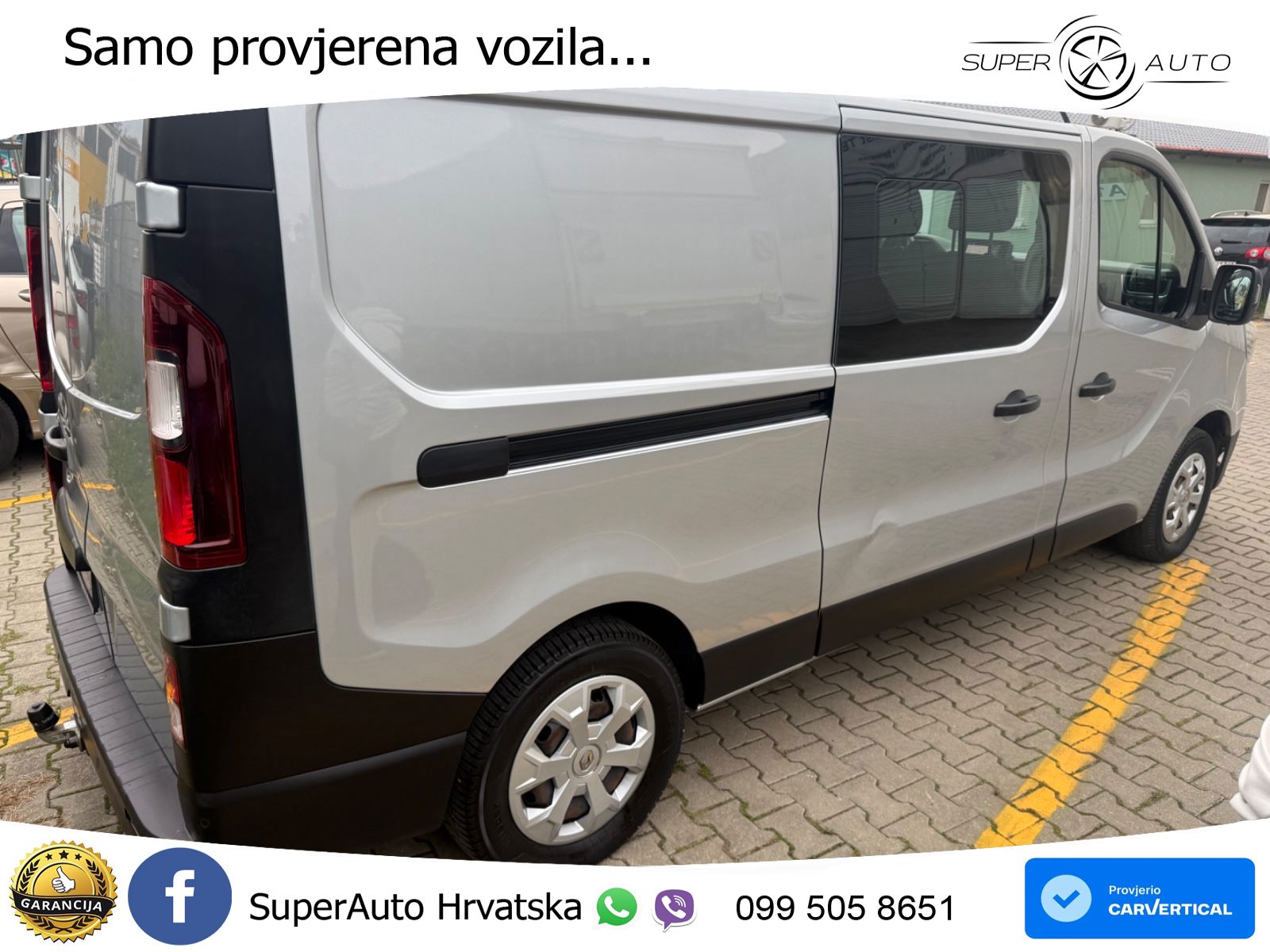 Renault Trafic Kasten L2H1 Doka 3,0t Komfort 6Sitzplätze 150 KS