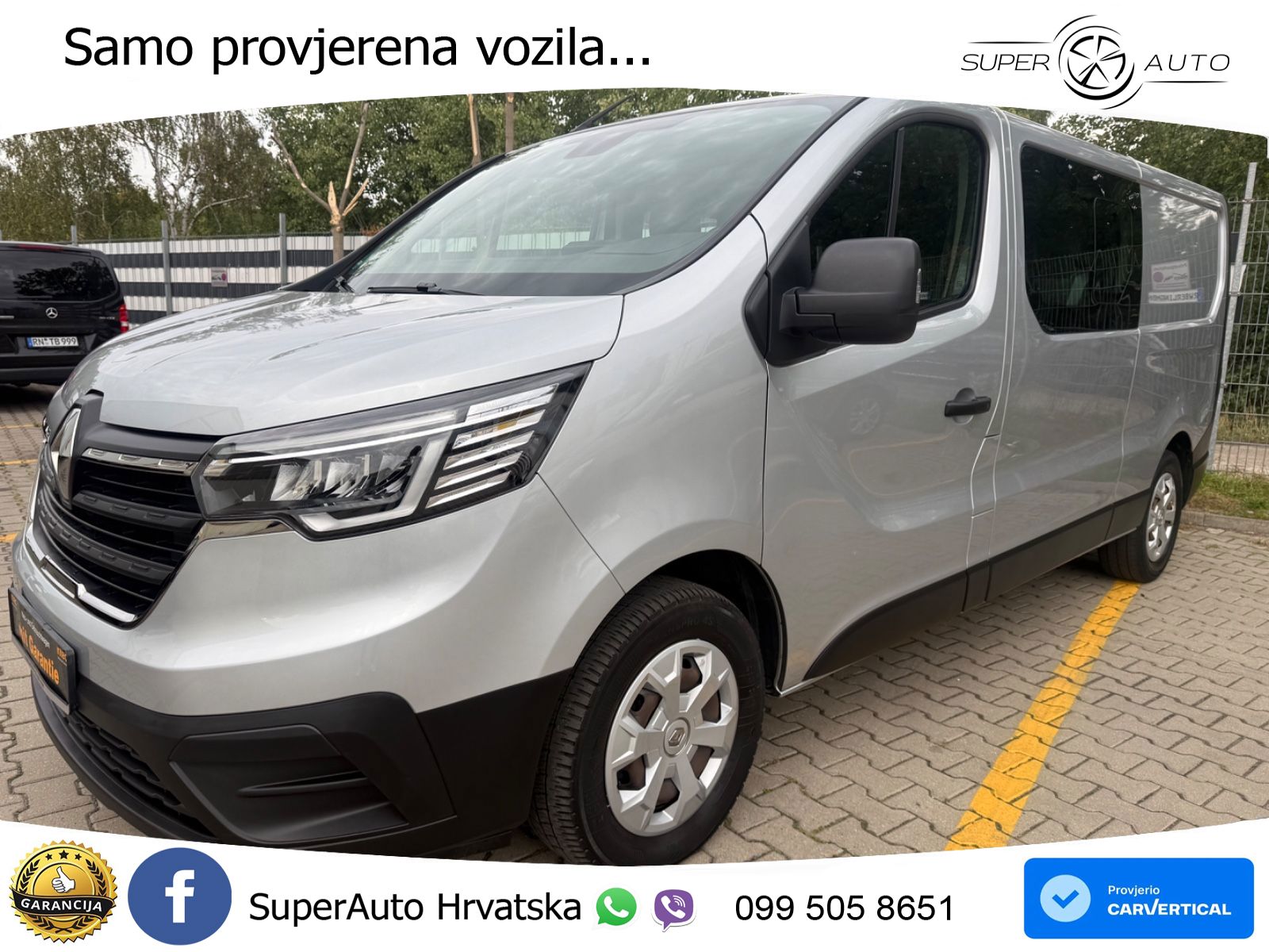 Renault Trafic Kasten L2H1 Doka 3,0t Komfort 6Sitzplätze 150 KS