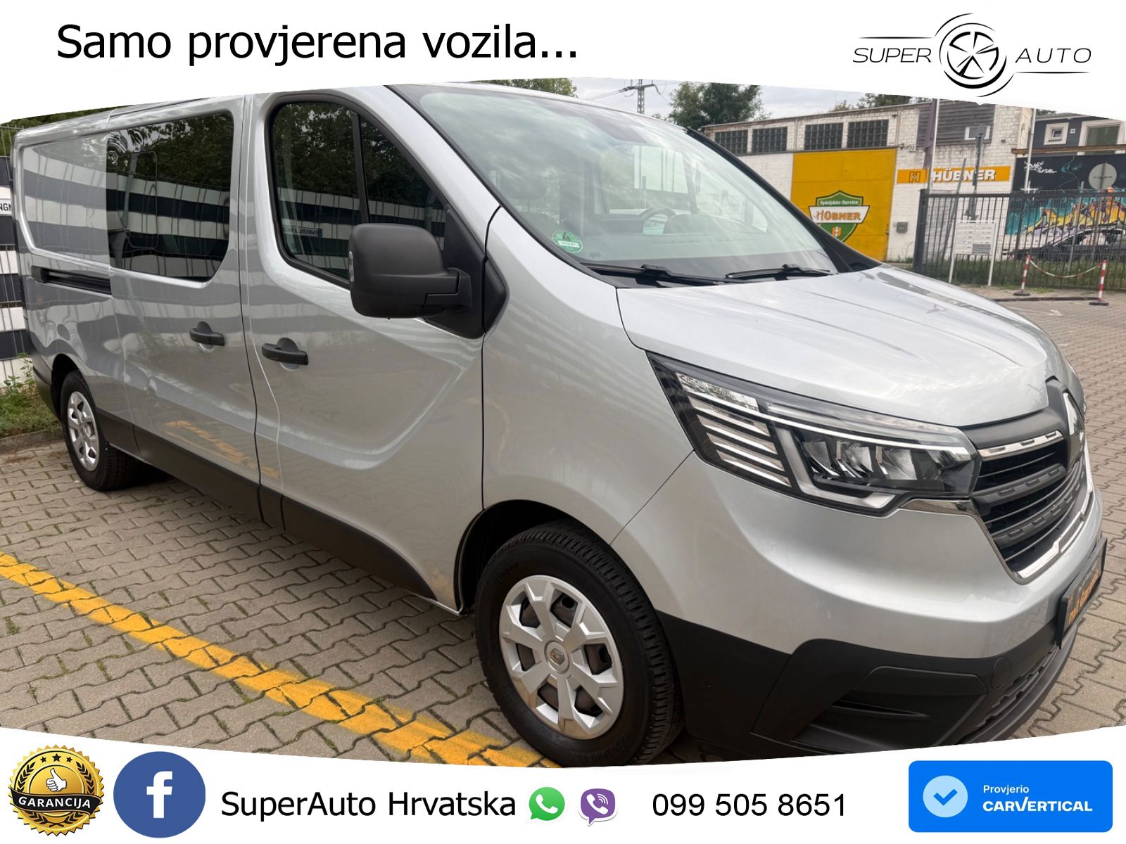 Renault Trafic Kasten L2H1 Doka 3,0t Komfort 6Sitzplätze 150 KS