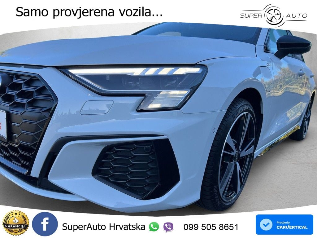 Audi A3 45 TFSIe (245 KS) S tronic S line MATRIX+GR SJED+KAM