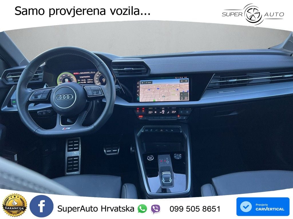 Audi A3 45 TFSIe (245 KS) S tronic S line MATRIX+GR SJED+KAM