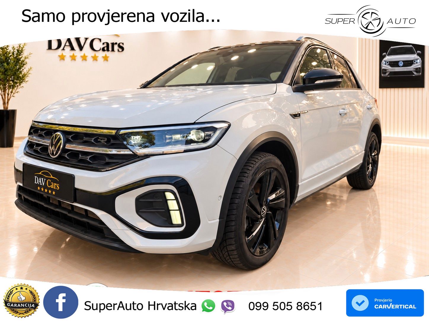 Volkswagen T-Roc 2.0 TDI (150 KS) DSG R-Line LED+GR SJED+ACC