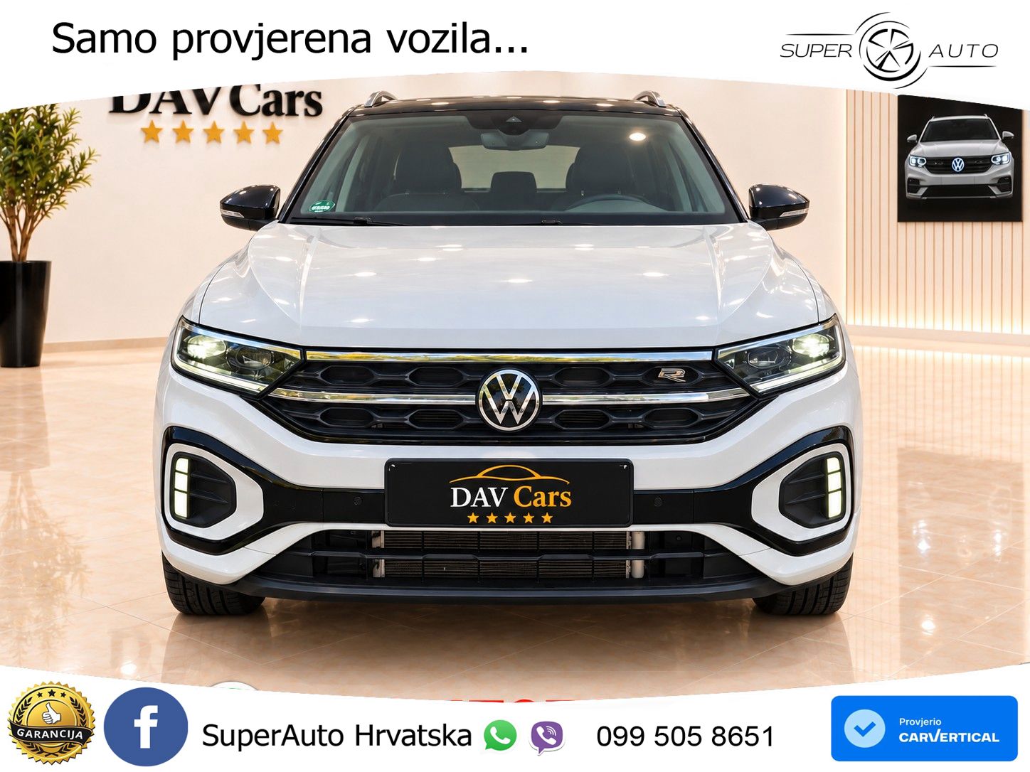 Volkswagen T-Roc 2.0 TDI (150 KS) DSG R-Line LED+GR SJED+ACC
