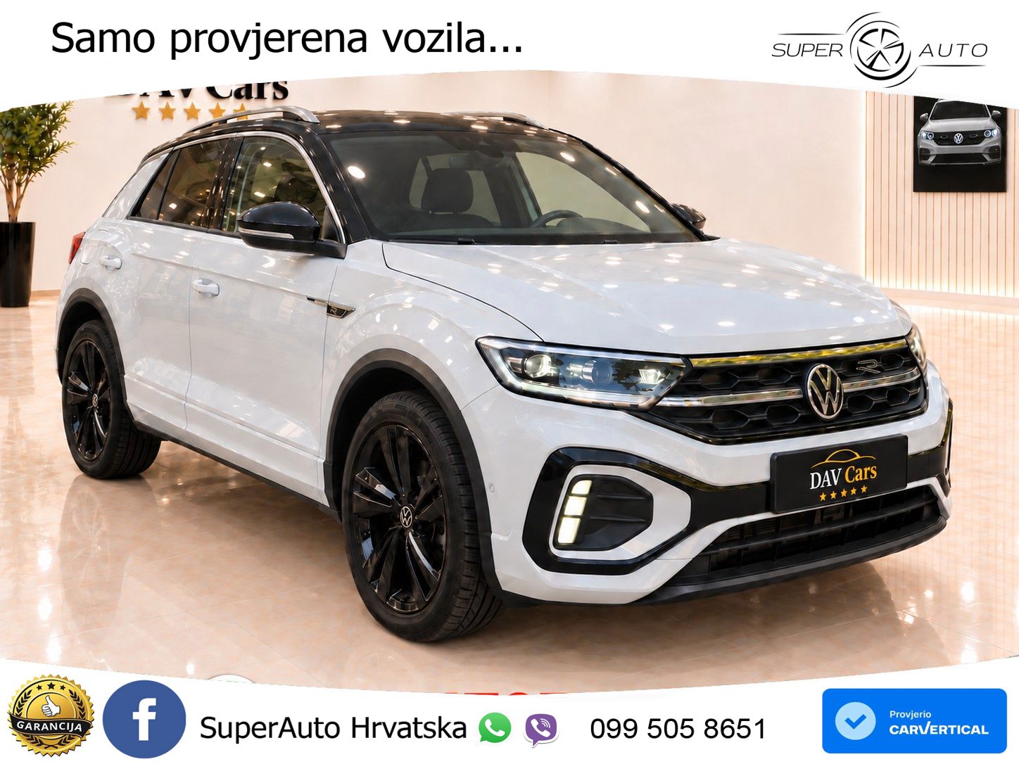 Volkswagen T-Roc 2.0 TDI (150 KS) DSG R-Line LED+GR SJED+ACC