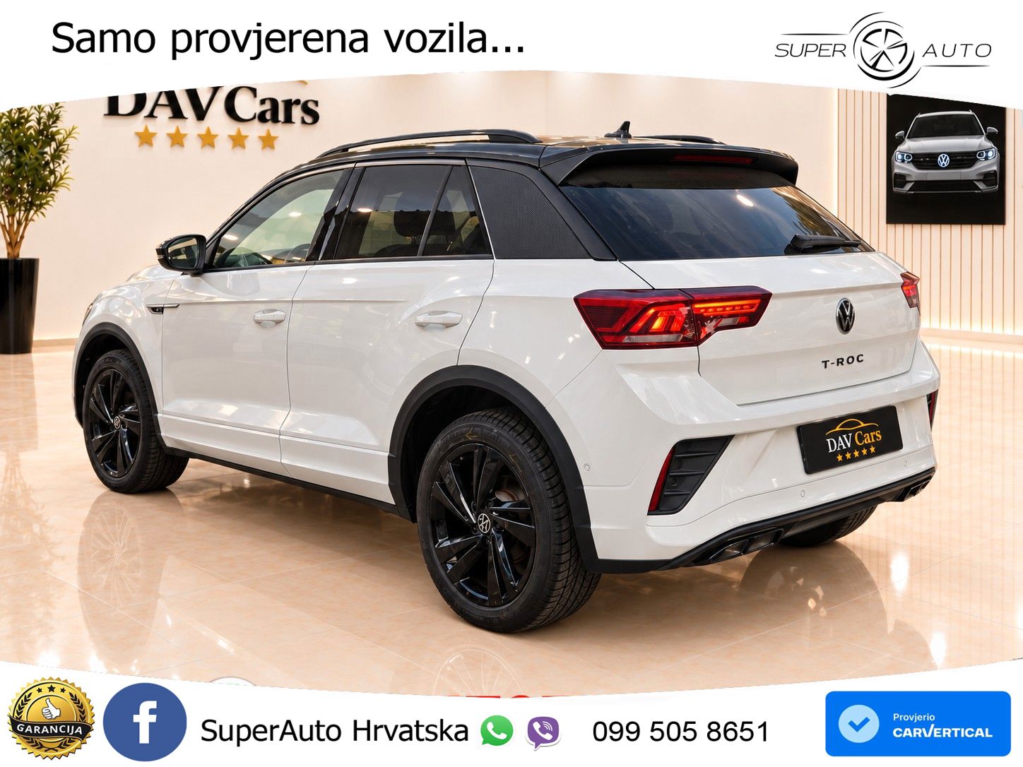 Volkswagen T-Roc 2.0 TDI (150 KS) DSG R-Line LED+GR SJED+ACC