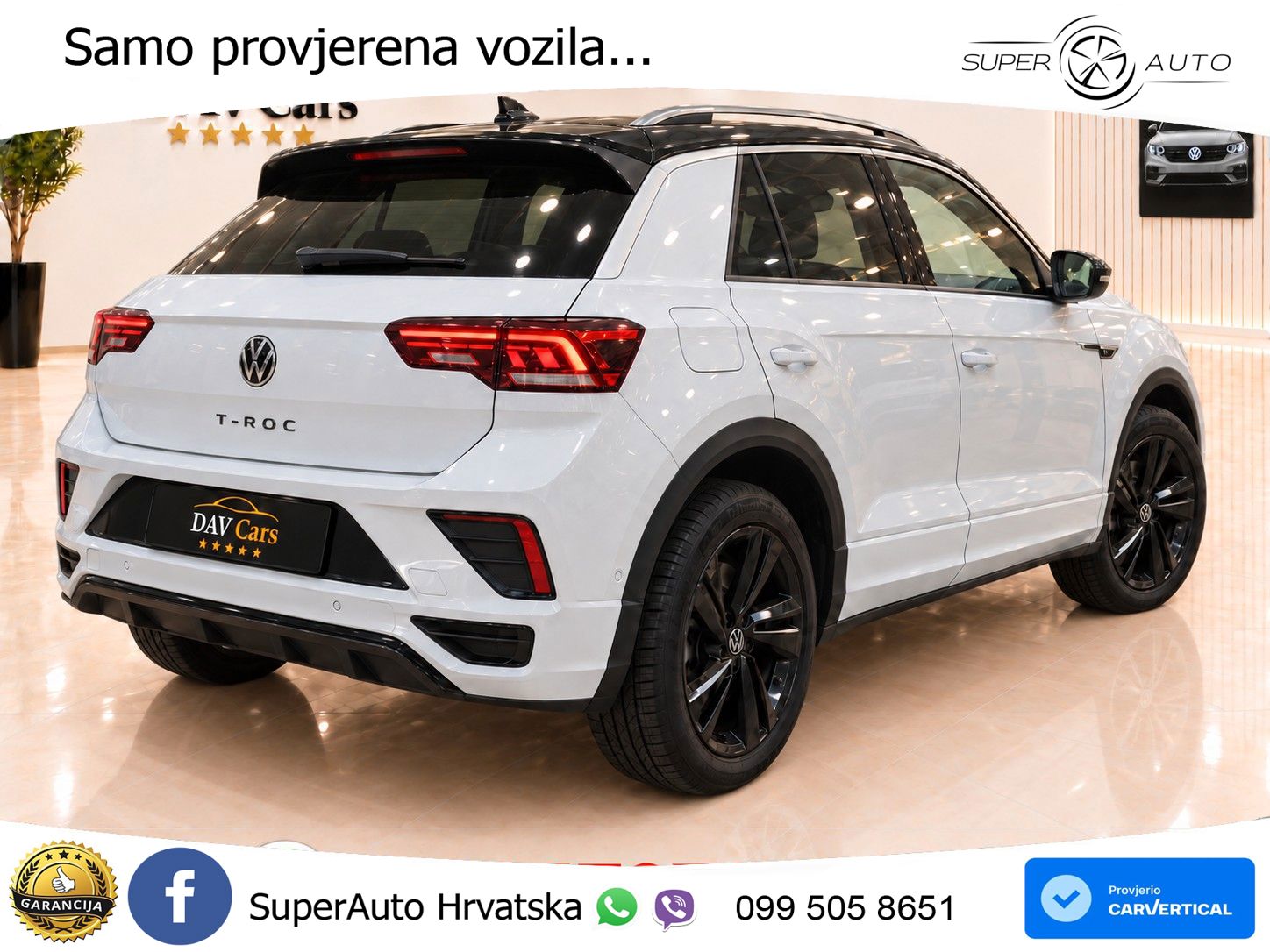 Volkswagen T-Roc 2.0 TDI (150 KS) DSG R-Line LED+GR SJED+ACC