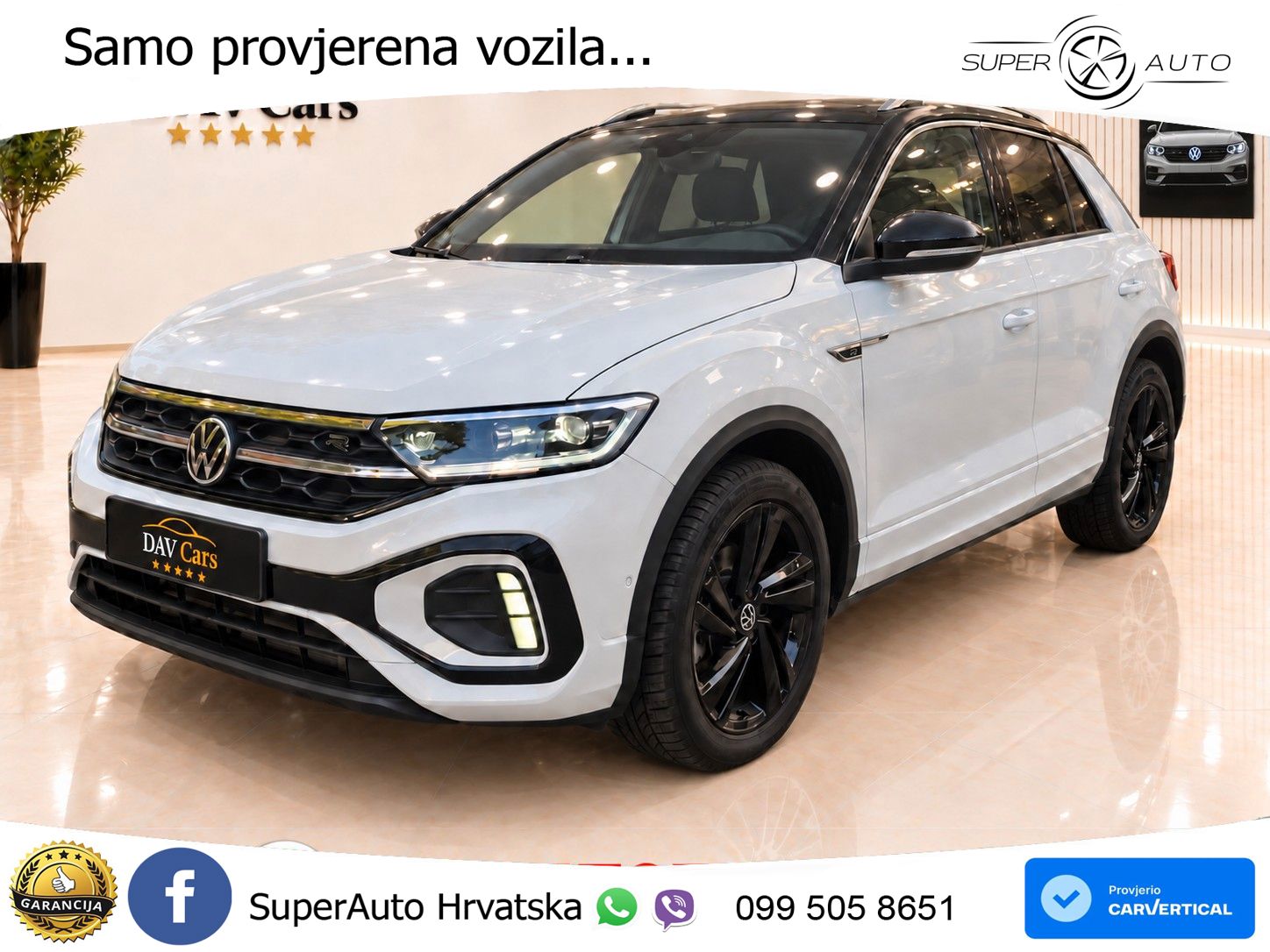 Volkswagen T-Roc 2.0 TDI (150 KS) DSG R-Line LED+GR SJED+ACC