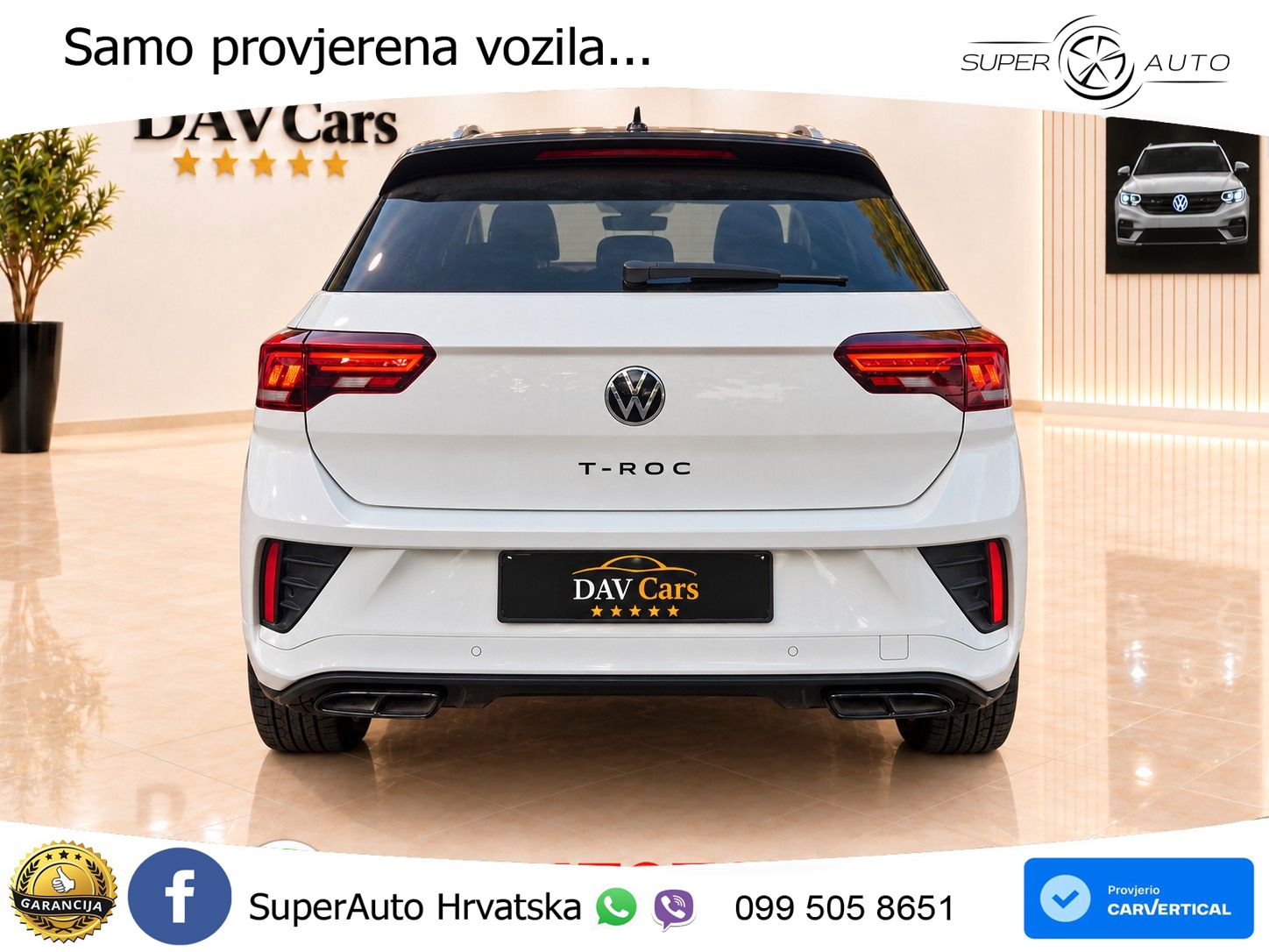 Volkswagen T-Roc 2.0 TDI (150 KS) DSG R-Line LED+GR SJED+ACC
