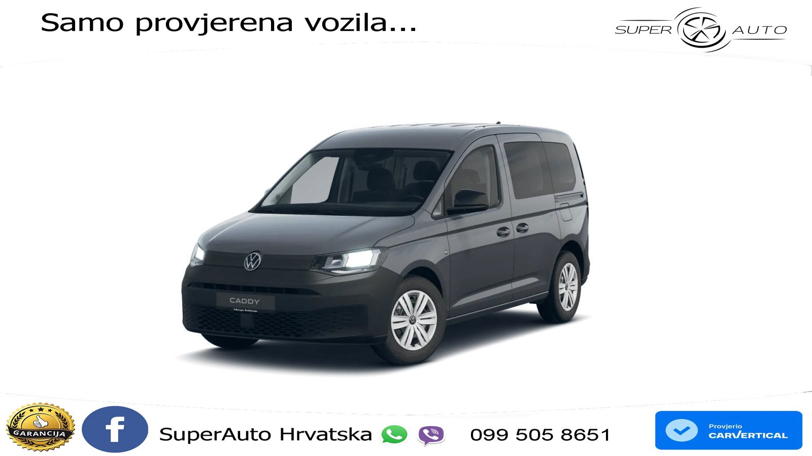Volkswagen Caddy 1,5 TSI (Sitzhzg.+ACC+Klima) 116 KS