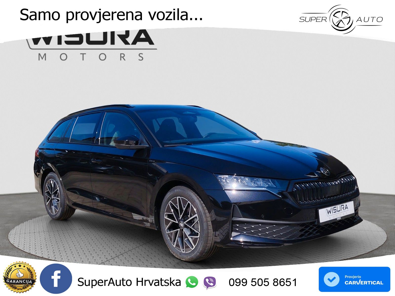 Škoda Octavia Combi 2.0 TDI (150 KS) DSG SportLine LED+GR SJED+ACC