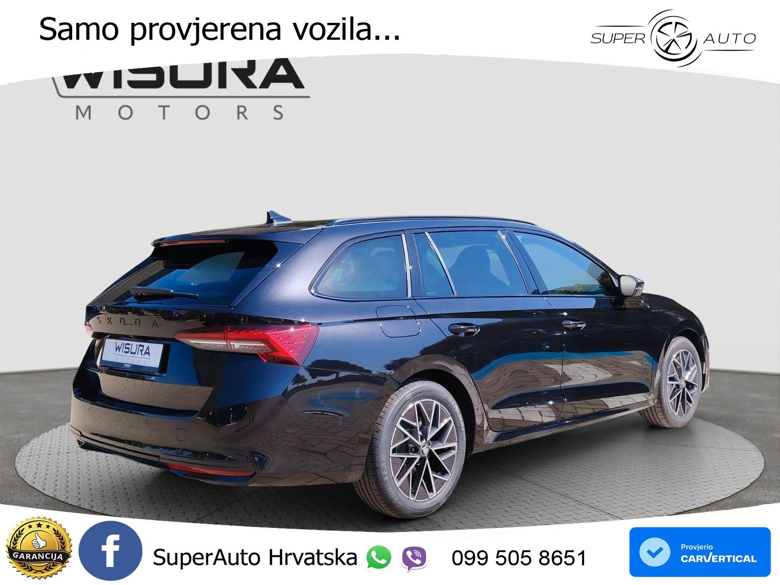 Škoda Octavia Combi 2.0 TDI (150 KS) DSG SportLine LED+GR SJED+ACC