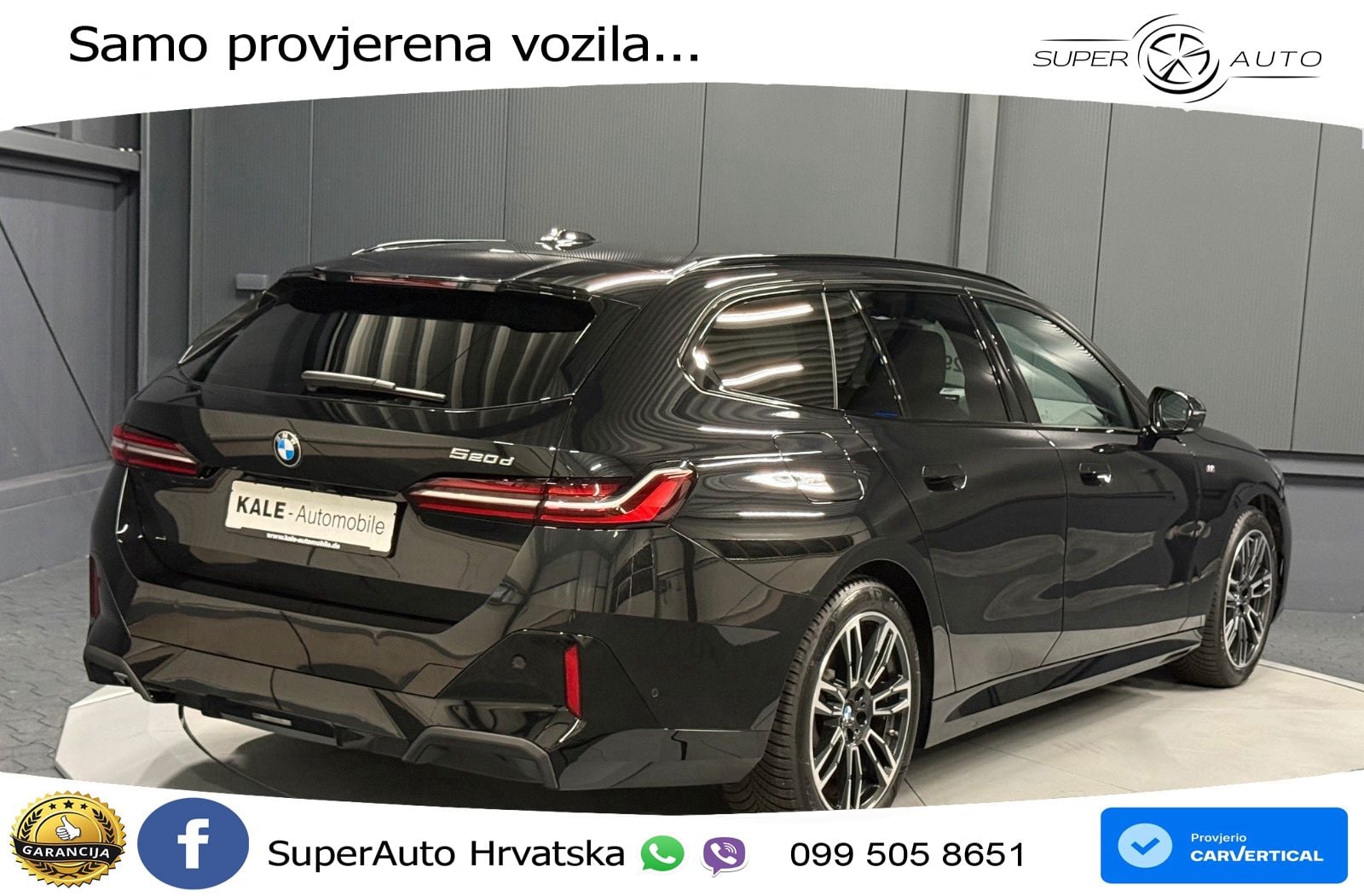 BMW 520d Touring (197 KS) Steptronic M Sport LED+GR SJED+ACC