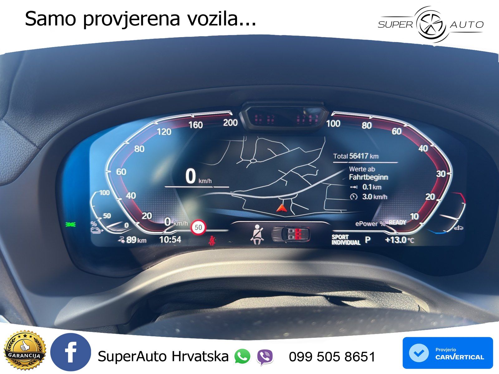 BMW iX3 80 kWh (286 KS) LED+GR SJED+ACC