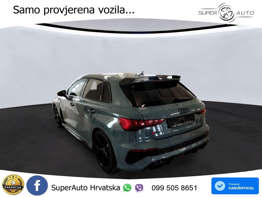 Audi RS3 Sedan 2.5 TFSI (400 KS) quattro S tronic ACC+GR SJED+360+PANO