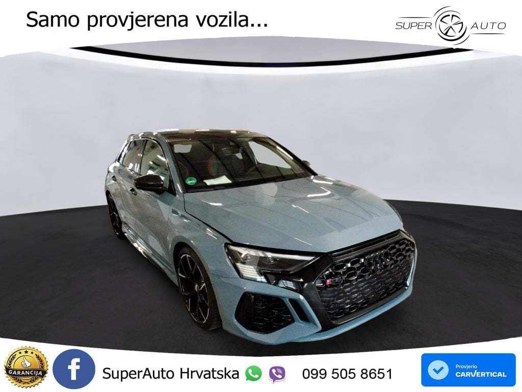 Audi RS3 Sedan 2.5 TFSI (400 KS) quattro S tronic ACC+GR SJED+360+PANO