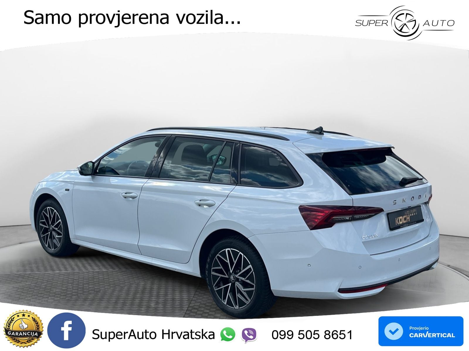 Škoda Octavia Combi 2.0 TDI (150 KS) DSG LED+GR SJED+ACC