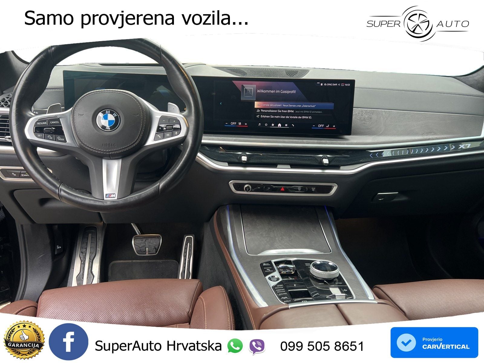 BMW X7 40d (352 KS) xDrive Steptronic ZRAČNI+ACC+GR SJED+KAM+PANO
