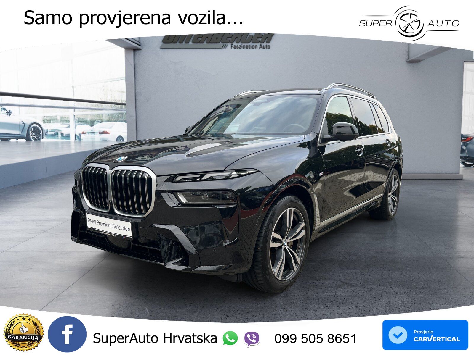 BMW X7 40d (352 KS) xDrive Steptronic ZRAČNI+ACC+GR SJED+KAM+PANO
