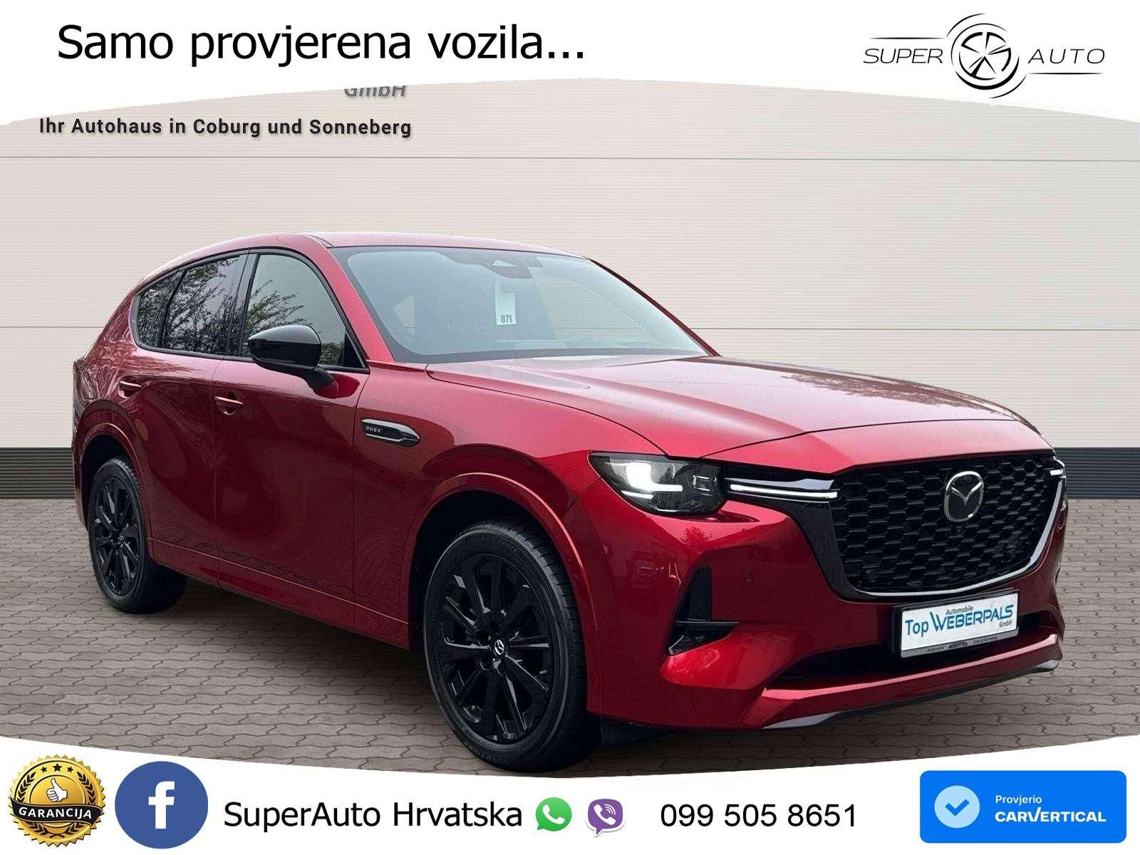 Mazda CX-60 2.5 e-Skyactiv (328 KS) AWD Automatic LED+GR SJED+ACC