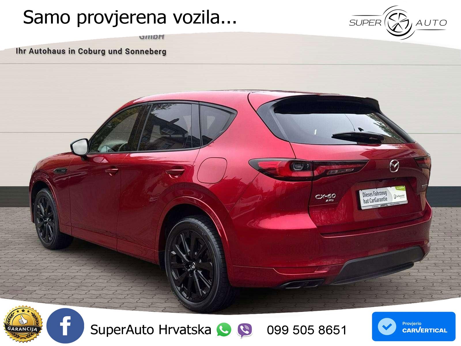 Mazda CX-60 2.5 e-Skyactiv (328 KS) AWD Automatic LED+GR SJED+ACC