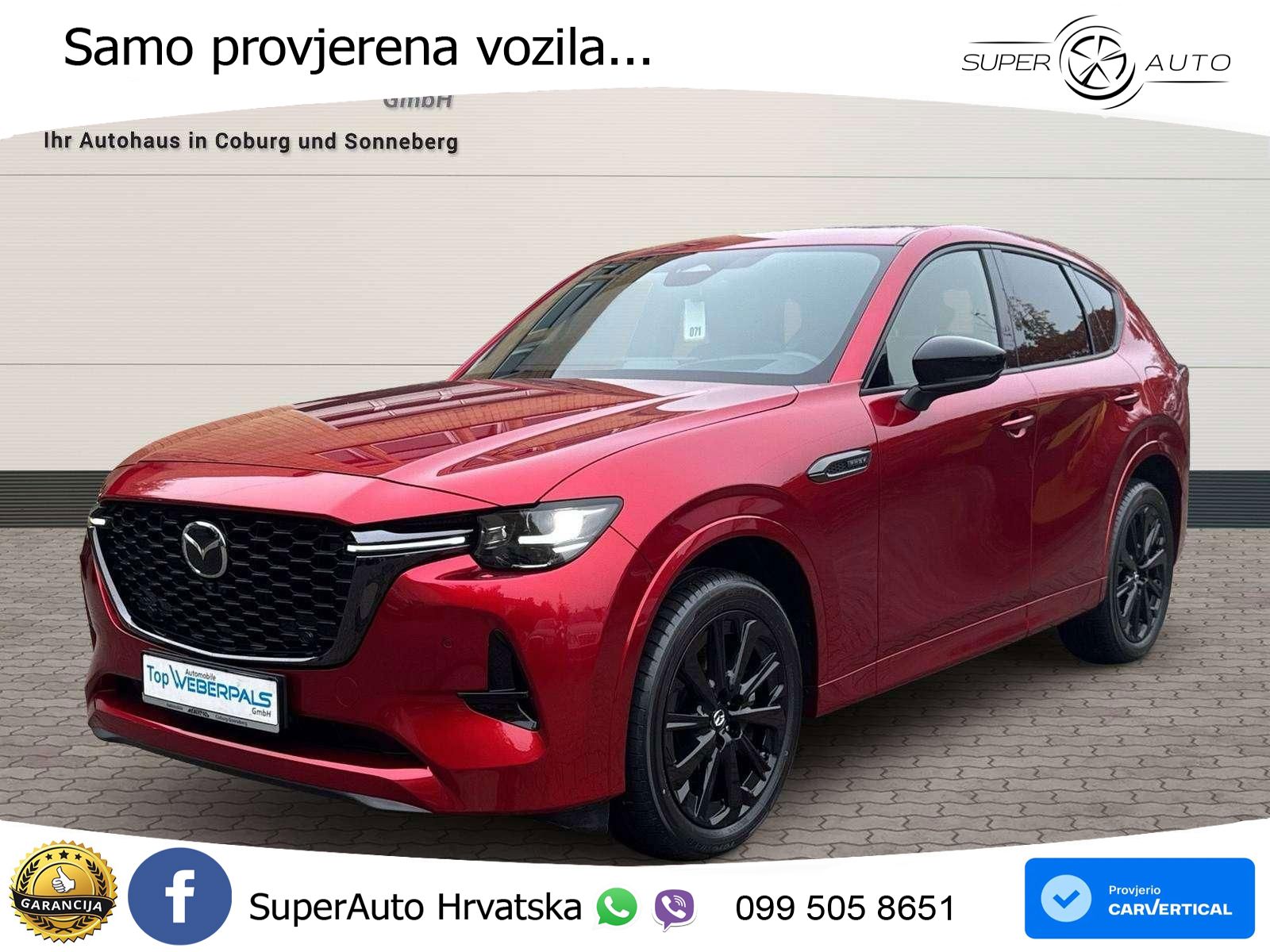 Mazda CX-60 2.5 e-Skyactiv (328 KS) AWD Automatic LED+GR SJED+ACC