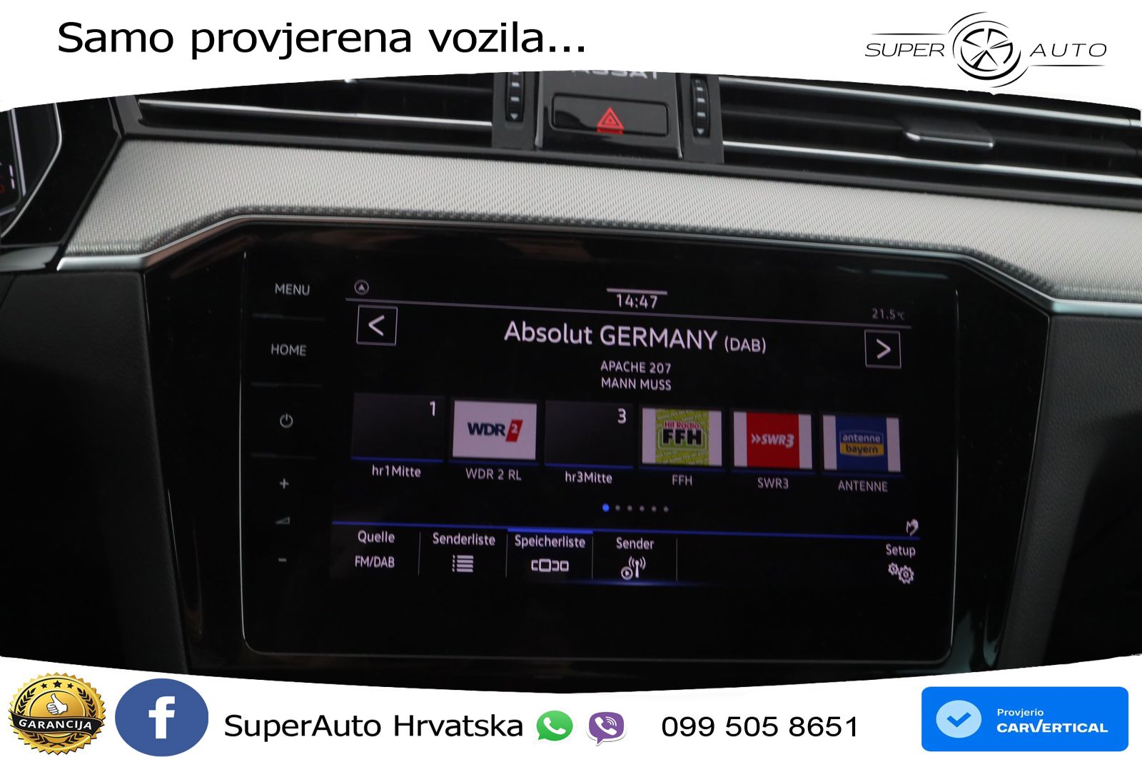 Volkswagen Passat Variant 2.0 TSI (190 KS) DSG R-Line LED+GR SJED+ACC