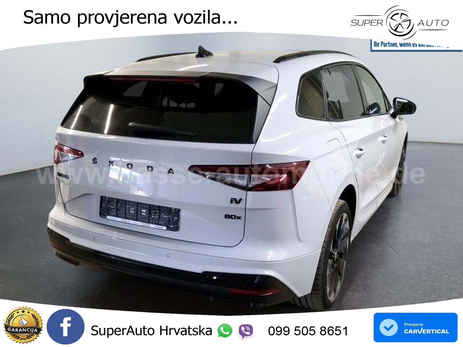 Škoda Enyaq iV 80x 82 kWh (265 KS) AWD SportLine