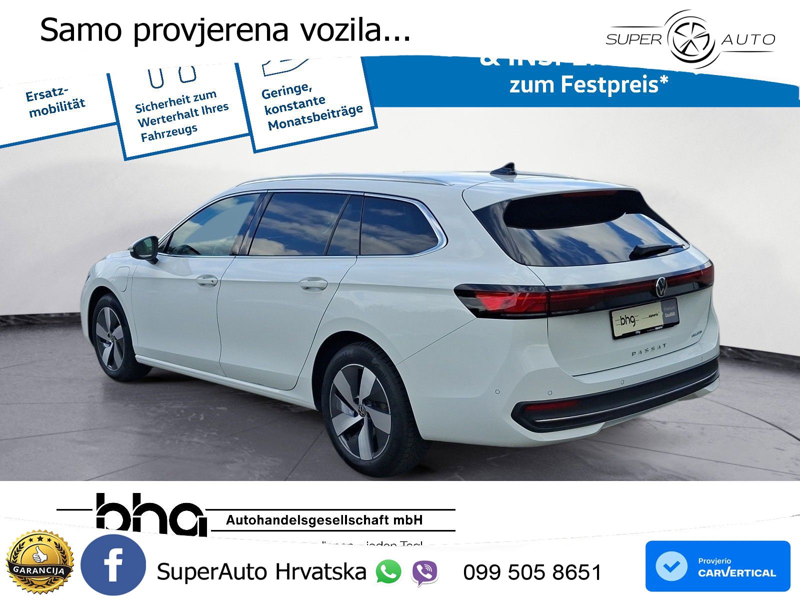Volkswagen Passat Variant 1.5 TSI (204 KS) eHybrid DSG Business LED+GR SJED+ACC