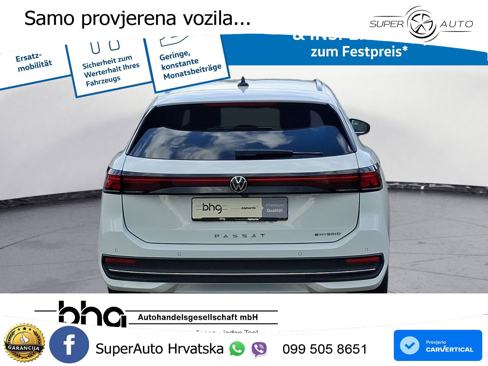 Volkswagen Passat Variant 1.5 TSI (204 KS) eHybrid DSG Business LED+GR SJED+ACC