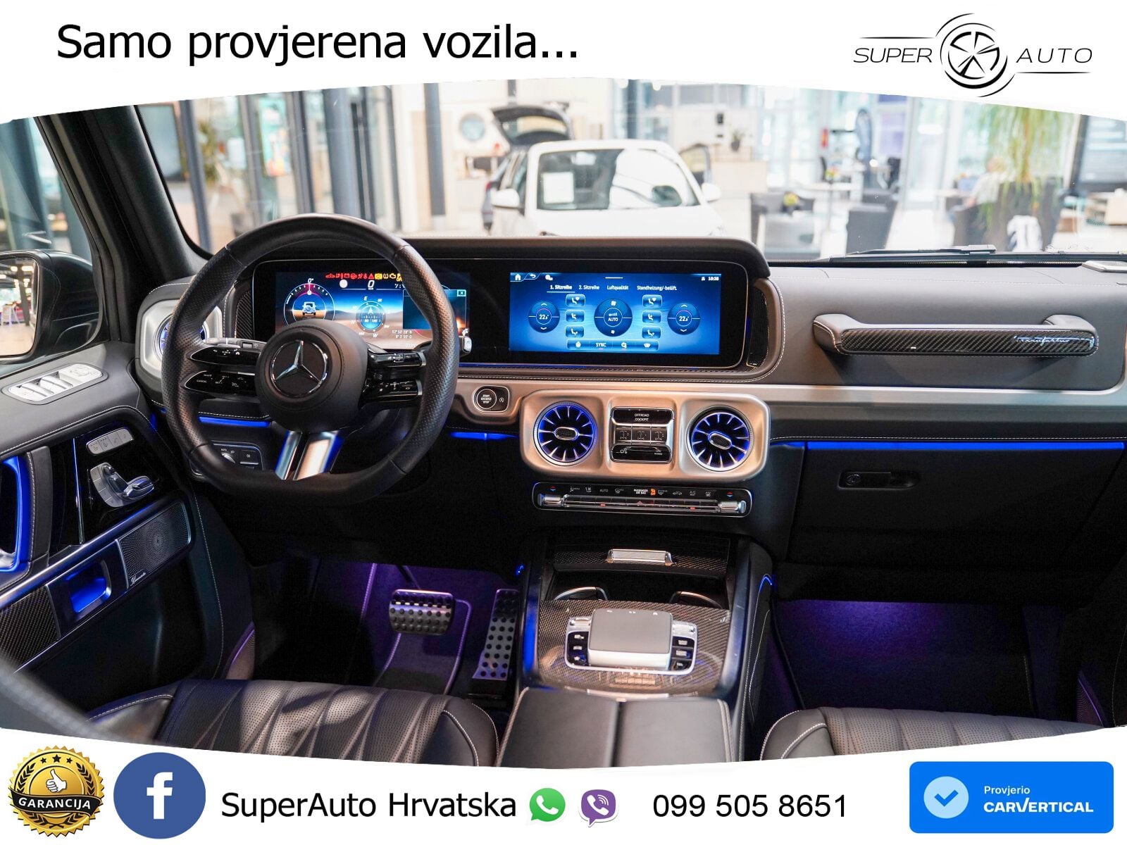 Mercedes G 500 Long (449 KS) 4MATIC 9G-TRONIC Superior LED+GR SJED+ACC